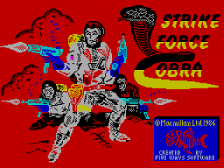 IK+ title screen for ZX Spectrum